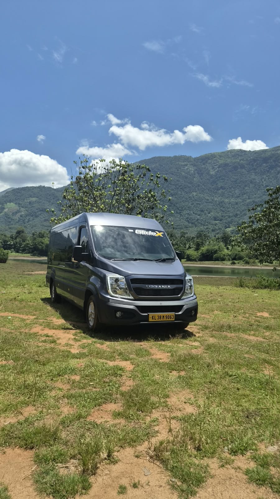GlideX Urbania with Kerala hills in the background